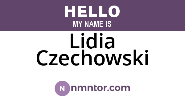 Lidia Czechowski