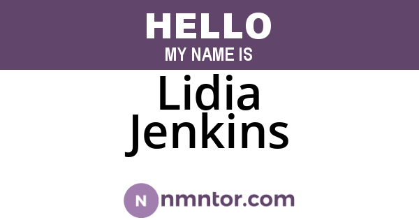 Lidia Jenkins
