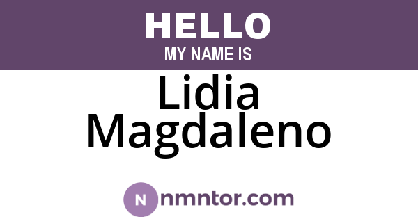 Lidia Magdaleno