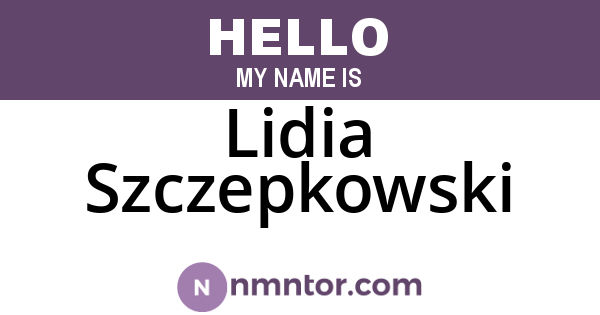 Lidia Szczepkowski