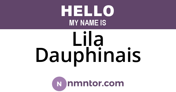 Lila Dauphinais