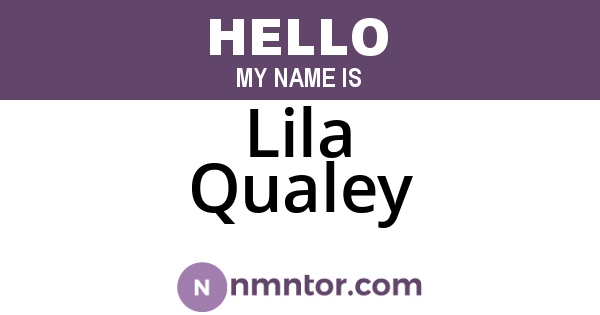 Lila Qualey