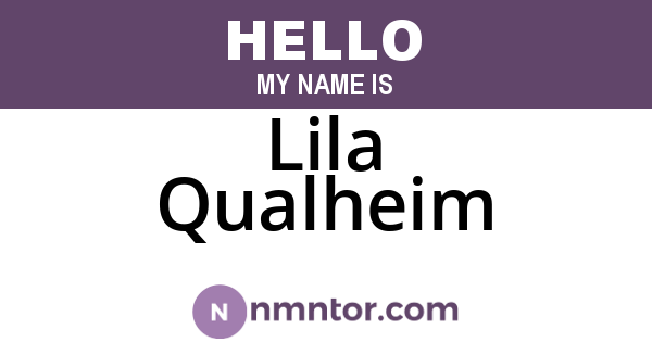 Lila Qualheim
