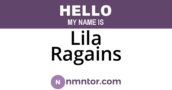 Lila Ragains