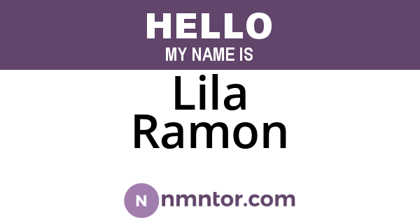 Lila Ramon