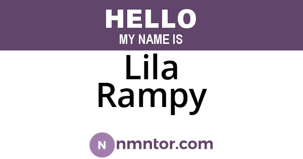 Lila Rampy