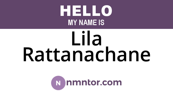 Lila Rattanachane