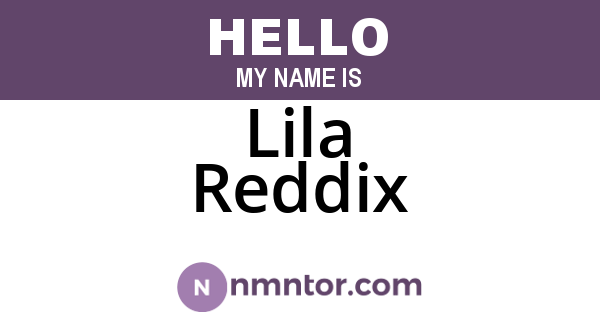 Lila Reddix