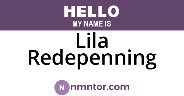 Lila Redepenning