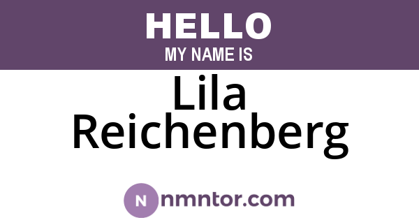 Lila Reichenberg