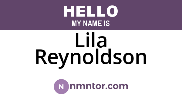 Lila Reynoldson