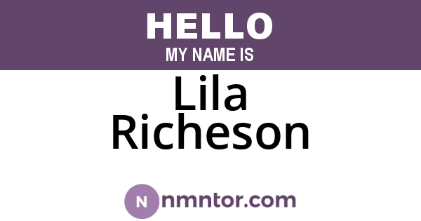 Lila Richeson