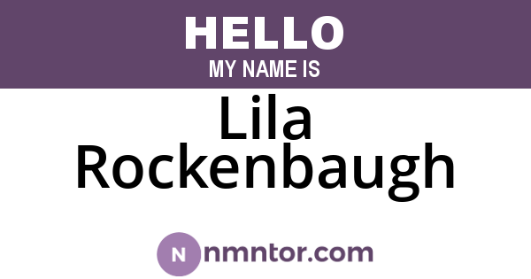 Lila Rockenbaugh