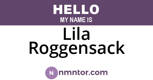 Lila Roggensack