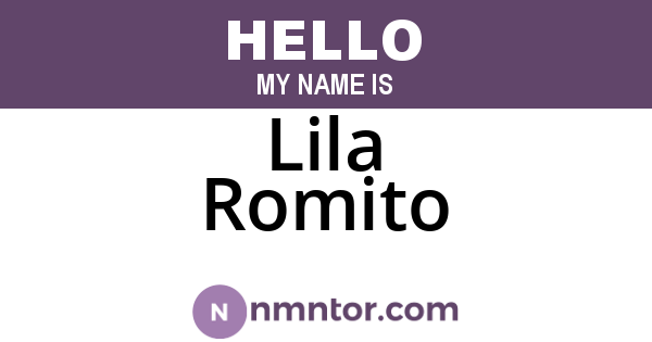 Lila Romito