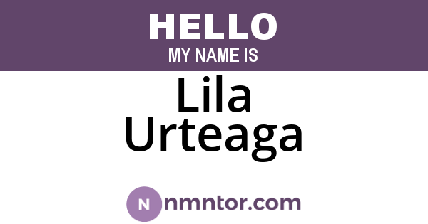 Lila Urteaga