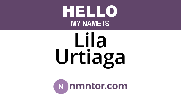 Lila Urtiaga
