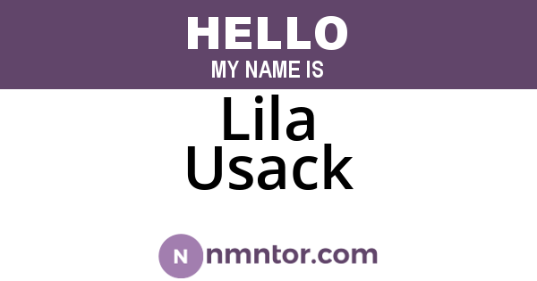 Lila Usack