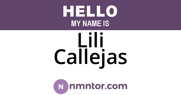 Lili Callejas
