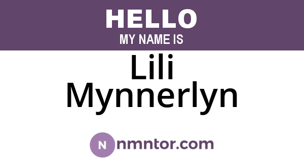 Lili Mynnerlyn
