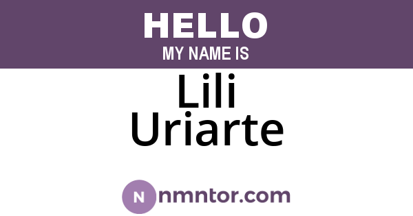 Lili Uriarte