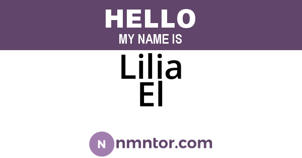 Lilia El