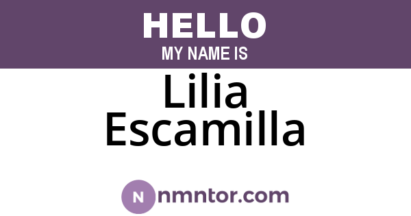 Lilia Escamilla