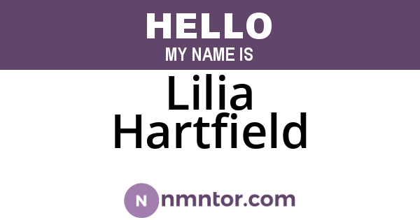 Lilia Hartfield