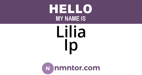 Lilia Ip