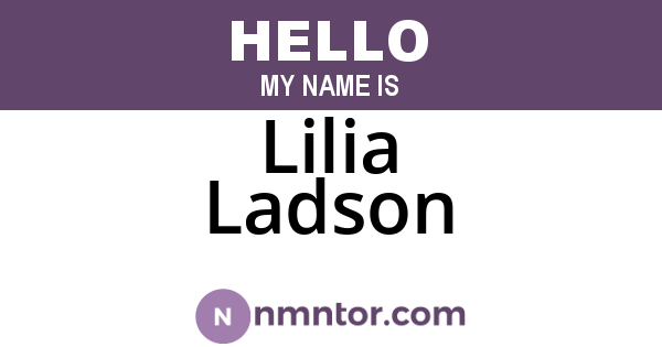 Lilia Ladson