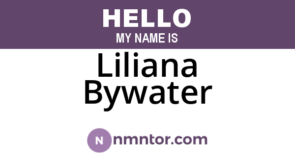 Liliana Bywater