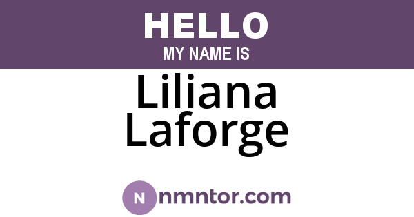 Liliana Laforge
