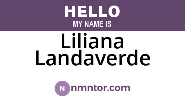 Liliana Landaverde