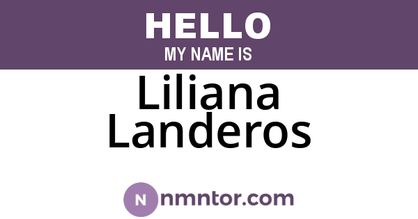 Liliana Landeros