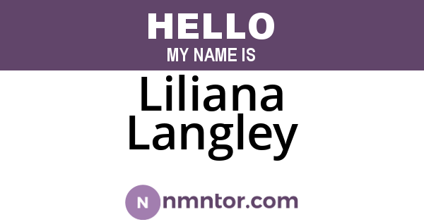 Liliana Langley