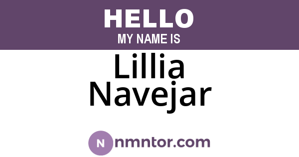Lillia Navejar