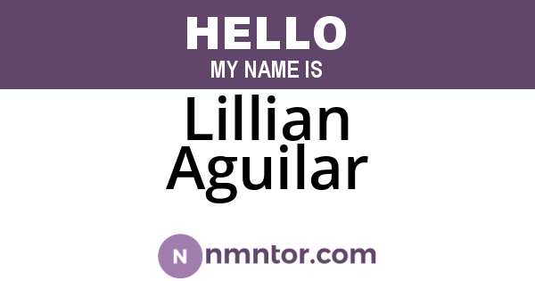 Lillian Aguilar