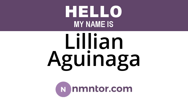 Lillian Aguinaga