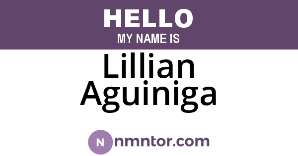 Lillian Aguiniga