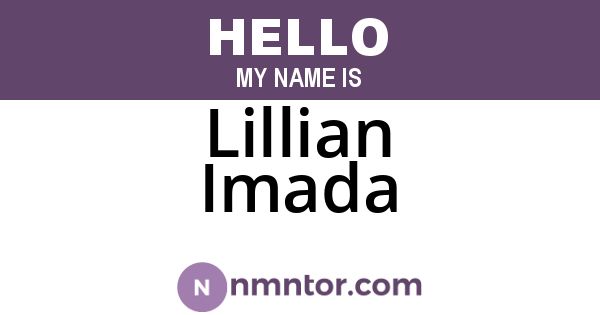 Lillian Imada