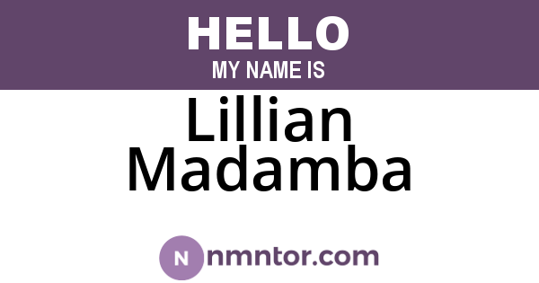Lillian Madamba