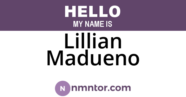 Lillian Madueno