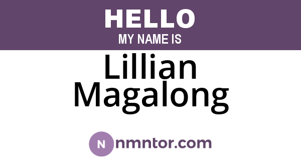 Lillian Magalong