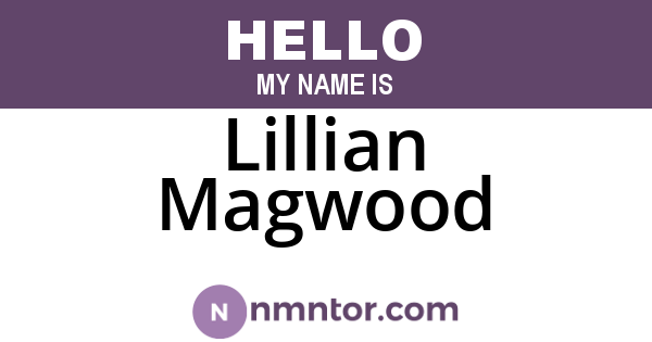 Lillian Magwood