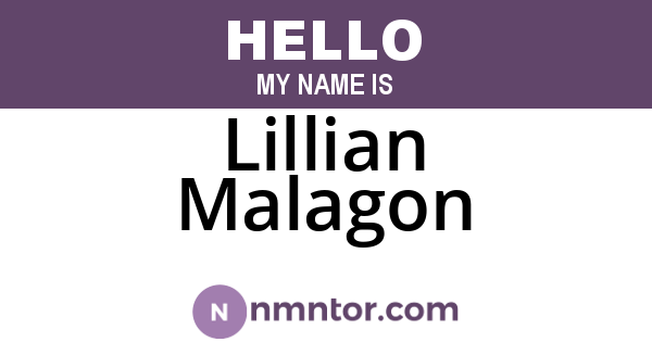 Lillian Malagon