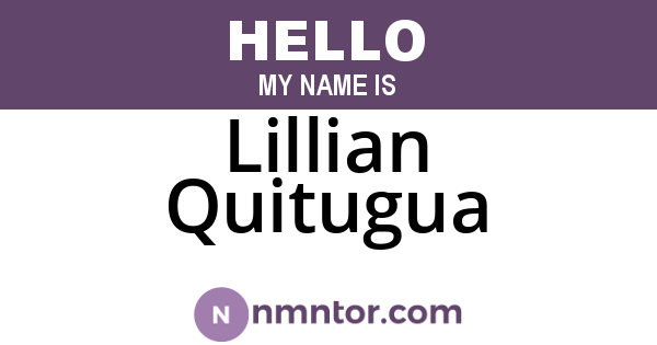 Lillian Quitugua