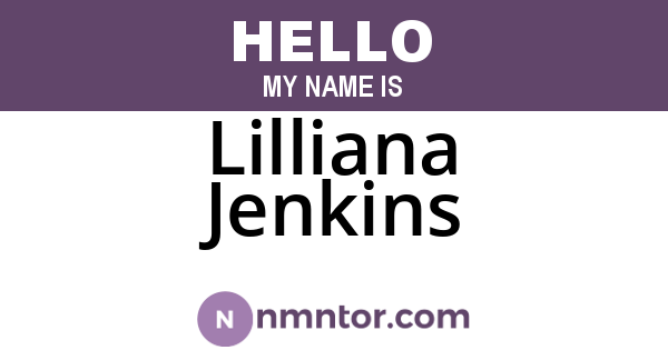 Lilliana Jenkins
