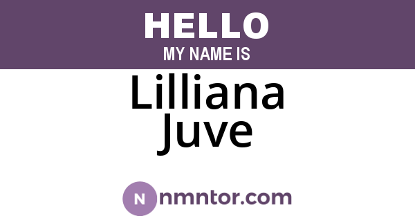 Lilliana Juve