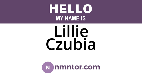 Lillie Czubia