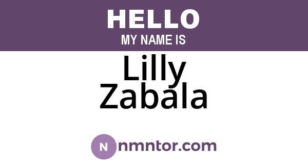 Lilly Zabala